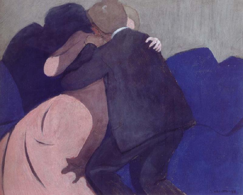 Felix Vallotton The Kiss